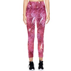 Pink Christmas Tree Pocket Leggings  by artworkshop