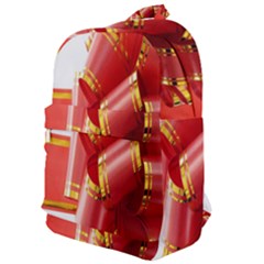 Red Ribbon Bow On White Background Classic Backpack by artworkshop