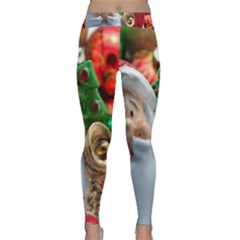 Red Santa Classic Yoga Leggings by artworkshop