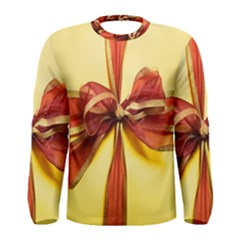 Ribbon Bow Men s Long Sleeve Tee by artworkshop