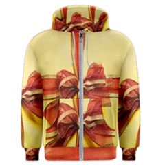 Ribbon Bow Men s Zipper Hoodie by artworkshop