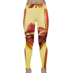 Ribbon Bow Classic Yoga Leggings by artworkshop