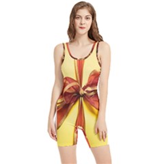 Ribbon Bow Women s Wrestling Singlet by artworkshop