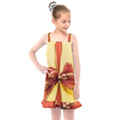 Ribbon Bow Kids  Overall Dress by artworkshop