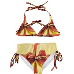 Ribbon Bow Kids  Classic Bikini Set by artworkshop