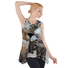 Santa Claus Side Drop Tank Tunic by artworkshop