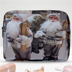 Santa Claus Make Up Pouch (large) by artworkshop