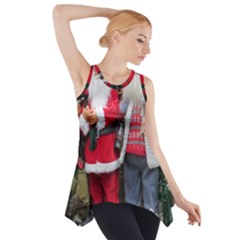 Santa On Christmas 1 Side Drop Tank Tunic by artworkshop