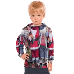 Santa On Christmas 1 Kids  Hooded Pullover by artworkshop