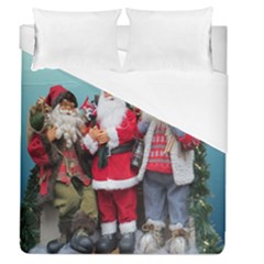 Santa On Christmas 3 Duvet Cover (queen Size)