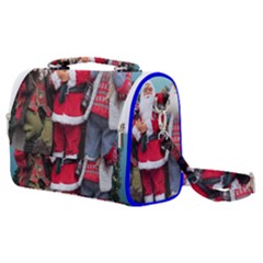 Santa On Christmas 3 Satchel Shoulder Bag by artworkshop