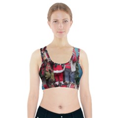 Santa On Christmas 3 Sports Bra With Pocket by artworkshop