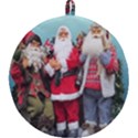 Santa On Christmas 3 Round Trivet View1