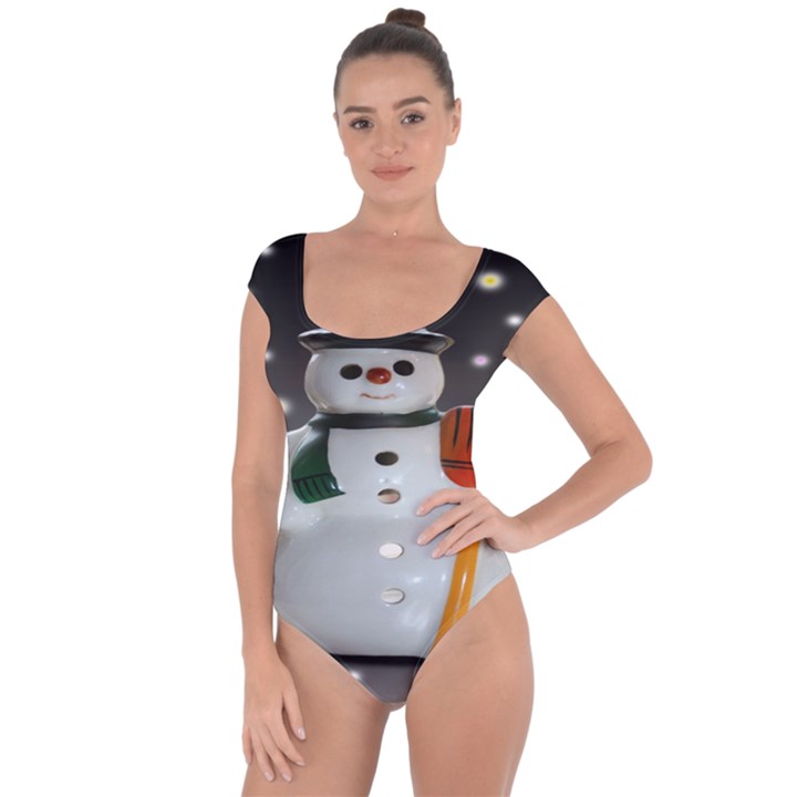 Snowman Short Sleeve Leotard 