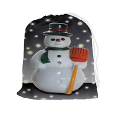 Snowman Drawstring Pouch (2xl)