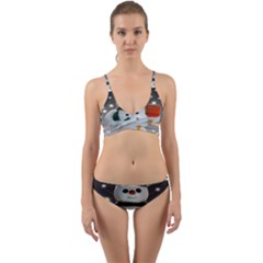 Snowman Wrap Around Bikini Set