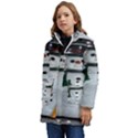 Snowman Kid s Hooded Longline Puffer Jacket View3