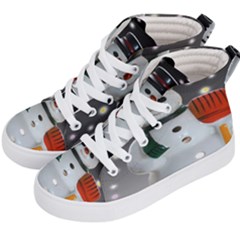 Snowman Kids  Hi-top Skate Sneakers