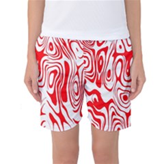 Red Women s Basketball Shorts by nateshop