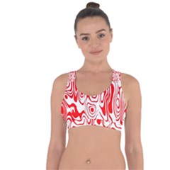 Red Cross String Back Sports Bra by nateshop