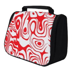 Red Full Print Travel Pouch (small) by nateshop