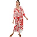 Red Grecian Style  Maxi Dress View1