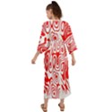 Red Grecian Style  Maxi Dress View2