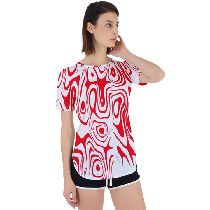 Red Perpetual Short Sleeve T-Shirt