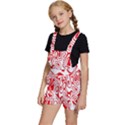 Red Kids  Short Overalls View2