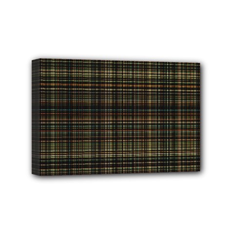 Plaid Mini Canvas 6  X 4  (stretched) by nateshop