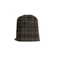 Plaid Drawstring Pouch (small) by nateshop