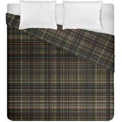 Plaid Duvet Cover Double Side (king Size) by nateshop