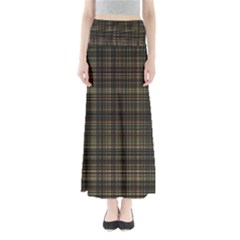 Plaid Full Length Maxi Skirt by nateshop