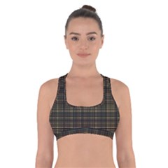 Plaid Cross Back Sports Bra by nateshop