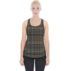 Plaid Piece Up Tank Top by nateshop