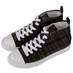 Plaid Women s Mid-top Canvas Sneakers by nateshop