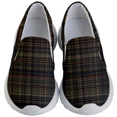 Plaid Kids Lightweight Slip Ons by nateshop