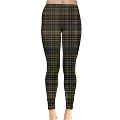 Plaid Inside Out Leggings by nateshop