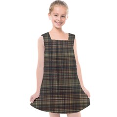 Plaid Kids  Cross Back Dress by nateshop