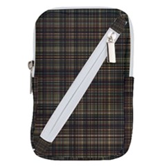 Plaid Belt Pouch Bag (large) by nateshop