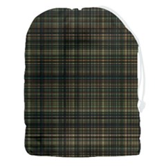 Plaid Drawstring Pouch (3xl) by nateshop