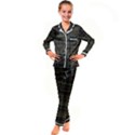 Plaid Kid s Satin Long Sleeve Pajamas Set View1