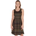 Plaid Knee Length Skater Dress With Pockets View1