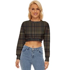 Plaid Lightweight Long Sleeve Sweatshirt