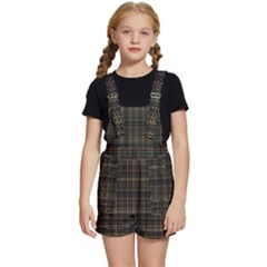 Plaid Kids  Short Overalls by nateshop