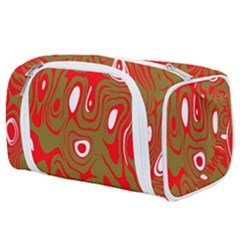 Red-dark Toiletries Pouch by nateshop