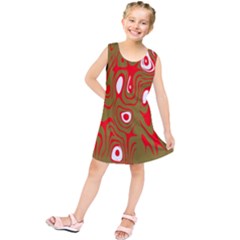 Red-dark Kids  Tunic Dress by nateshop