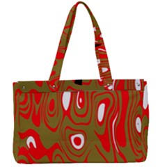 Red-dark Canvas Work Bag by nateshop