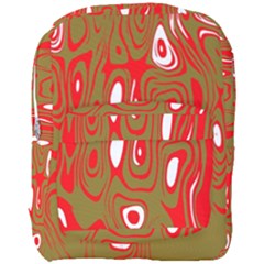 Red-dark Full Print Backpack by nateshop