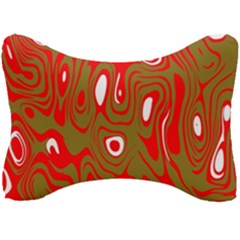 Red-dark Seat Head Rest Cushion by nateshop